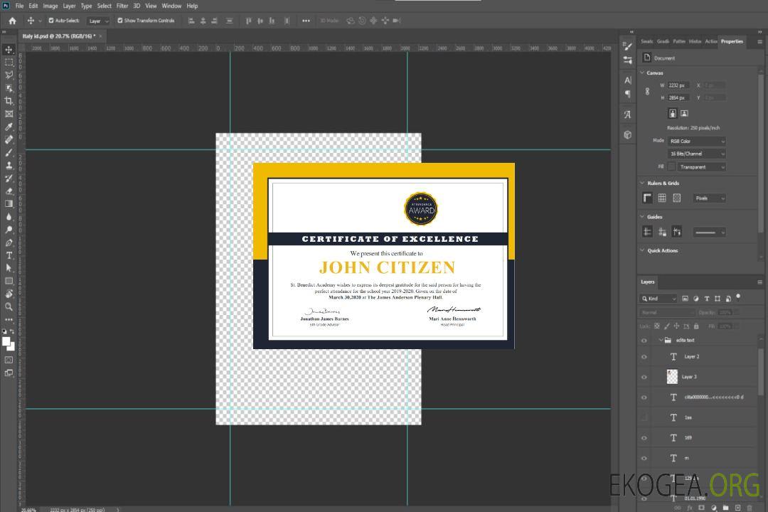 Certificat de fréquentation scolaire aux États-Unis template